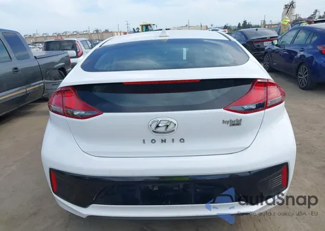 2019 Hyundai Ioniq Hybrid Blue из США, поврежденный, VIN KMHC65LC3KU179902